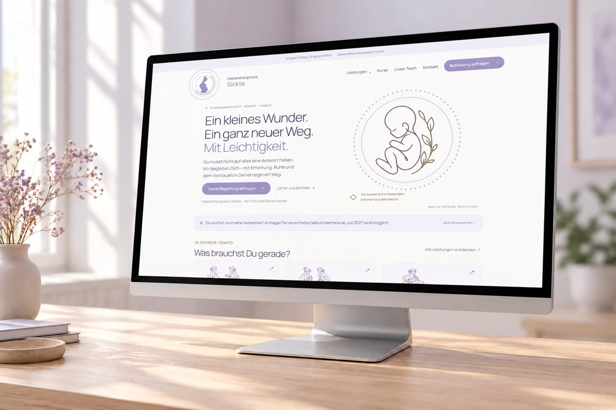 Projektvorschau für Hebammenpraxis Sickte