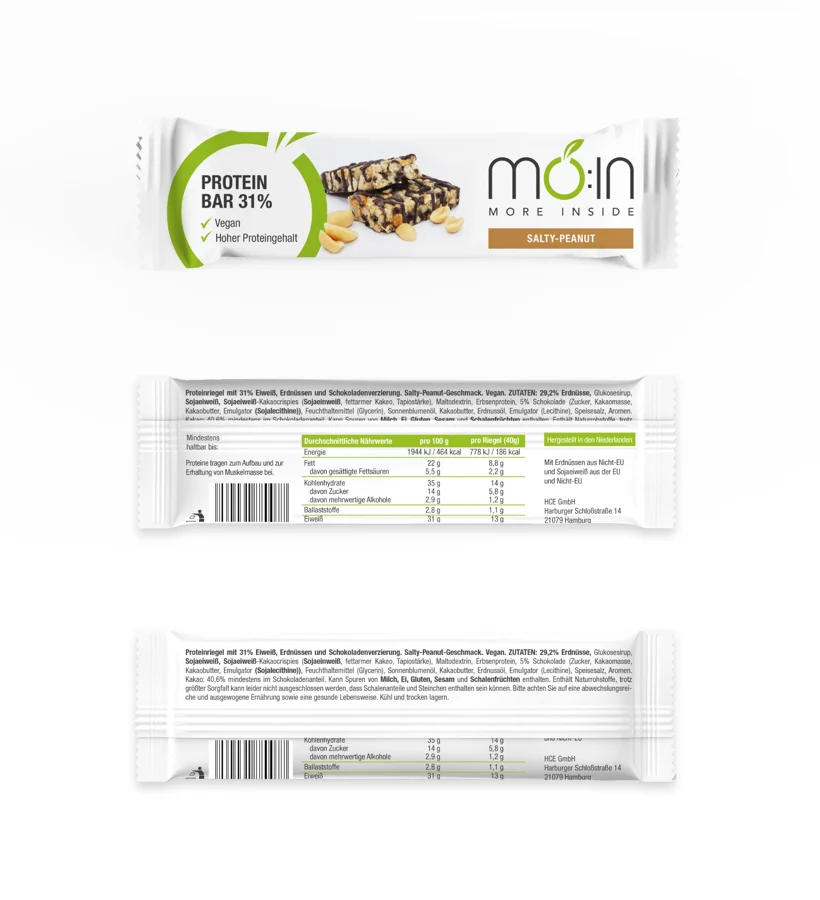 möin Salty Peanut Riegel