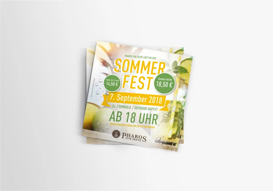 Pharos zur Seeve – Sommerfest-Flyer