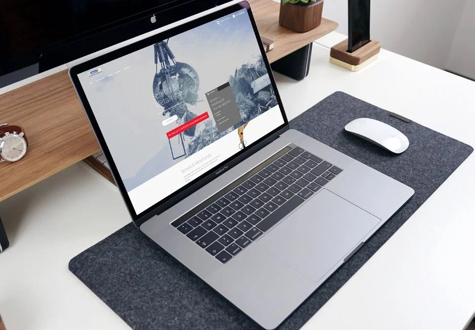 Industrie und Maschinenbau – Websiteansicht