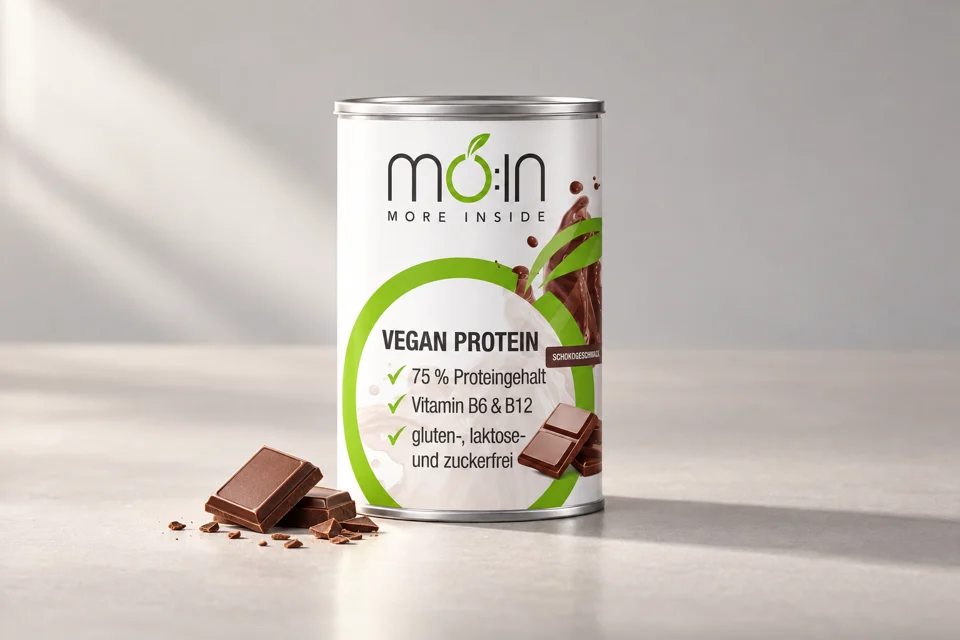 Markenwelt · HCE: möin Vegan Protein · Produktstudio