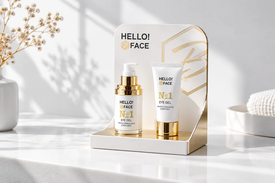 Markenwelt · HELLO!: Verkaufsdisplay · Theke