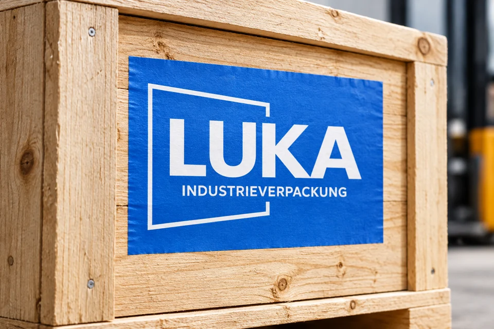 Markenwelt · LUKA Industrieverpackung: Versandkennzeichnung · Etikett