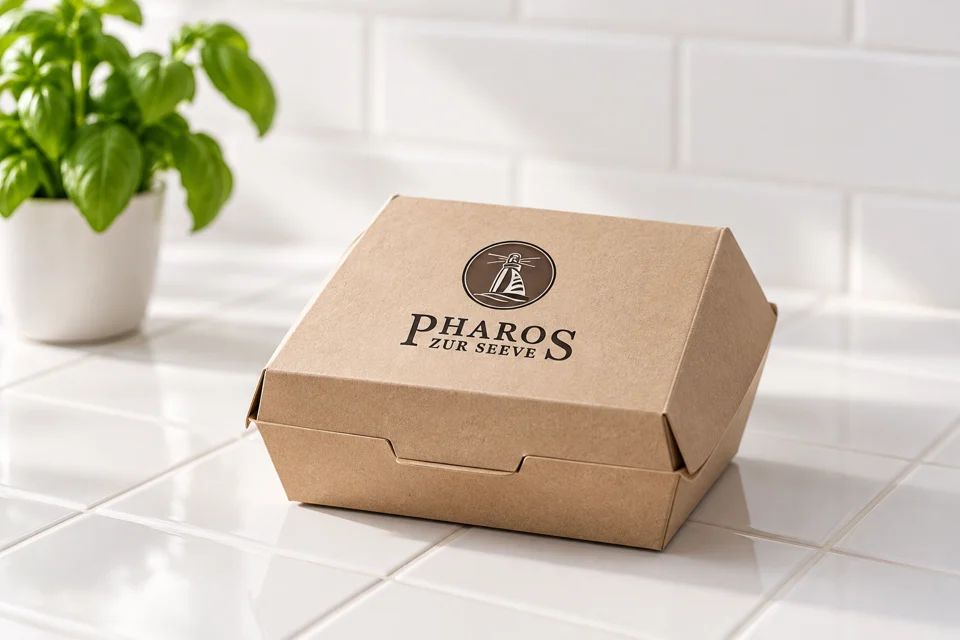 Markenwelt · Pharos zur Seeve: Mitnehmen · Verpackung